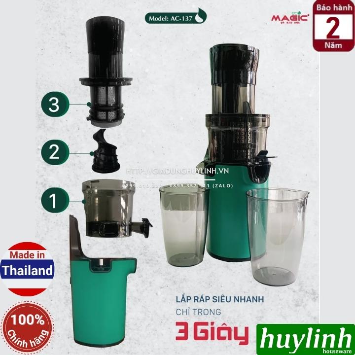 Máy ép trái cây chậm Magic ECO AC-137 - Made in Thái Lan 4