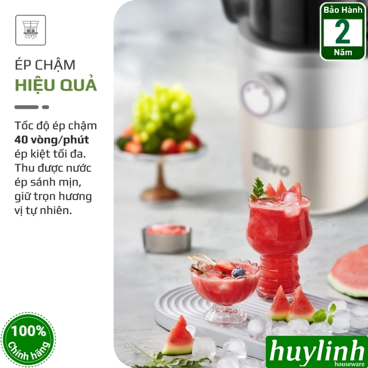 Máy ép trái cây chậm Olivo SJ260 - 200W - Họng lớn 12cm 6