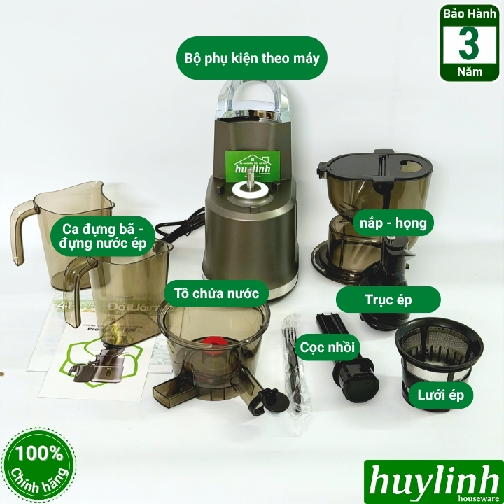 Máy ép trái cây chậm Promix PSJ-09 - 300W - mẫu mới 2025 - phù hợp kinh doanh và gia đình 2