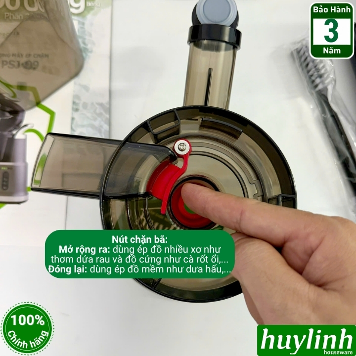 Máy ép trái cây chậm Promix PSJ-09 - 300W - mẫu mới 2025 - phù hợp kinh doanh và gia đình 5