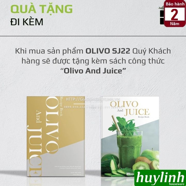 Máy ép chậm trục ngang Olivo SJ22 - 150W 6
