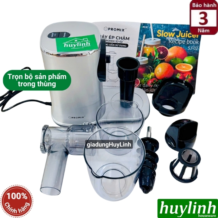 Máy ép chậm trục ngang Promix SJ-02 - 150W