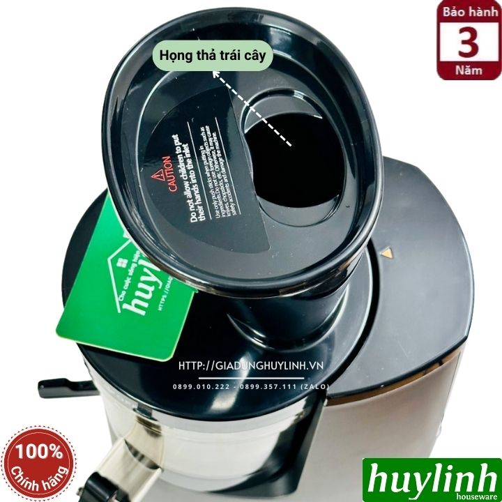 Máy ép trái cây Chậm Uniblend E250 - 250W - phù hợp cho quán kinh doanh và gia đình 5