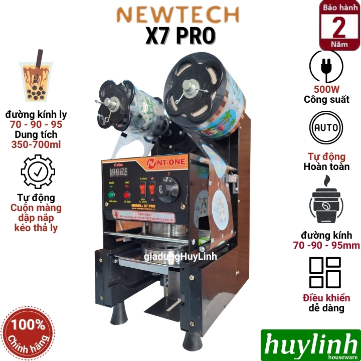 Máy ép miệng ly tự động NT-One X7 PRO (Newtech)