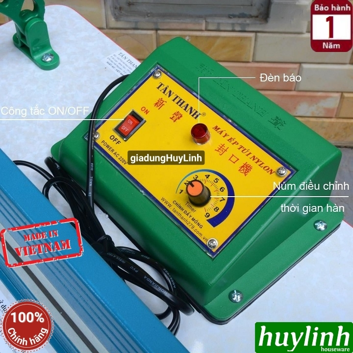 Máy hàn miệng túi Tân Thanh M2-400 2