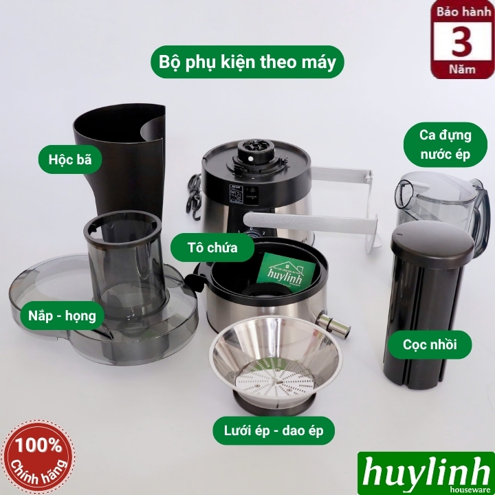 (mới 2025) Máy ép trái cây Nhanh Promix FJ-08 - công suất 800W - Lưới ép 0.3mm siêu mịn 3