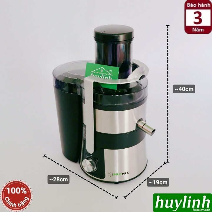 (mới 2025) Máy ép trái cây Nhanh Promix FJ-08 - công suất 800W - Lưới ép 0.3mm siêu mịn 2