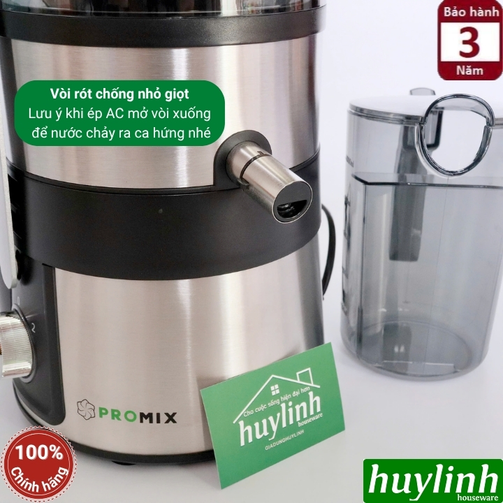 (mới 2025) Máy ép trái cây Nhanh Promix FJ-08 - công suất 800W - Lưới ép 0.3mm siêu mịn 4