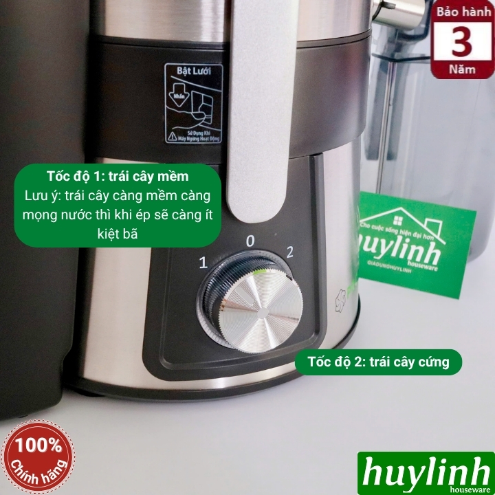 (mới 2025) Máy ép trái cây Nhanh Promix FJ-08 - công suất 800W - Lưới ép 0.3mm siêu mịn 6