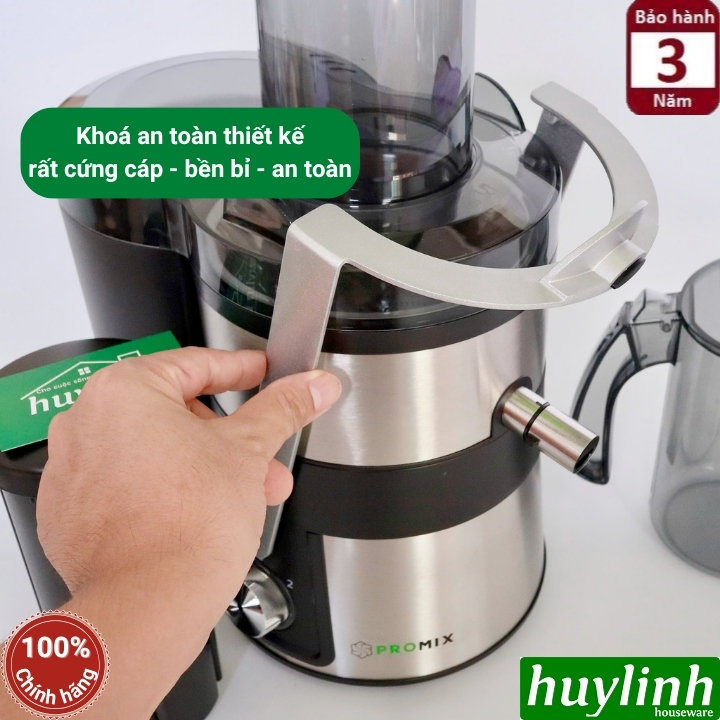 (mới 2025) Máy ép trái cây Nhanh Promix FJ-08 - công suất 800W - Lưới ép 0.3mm siêu mịn 8