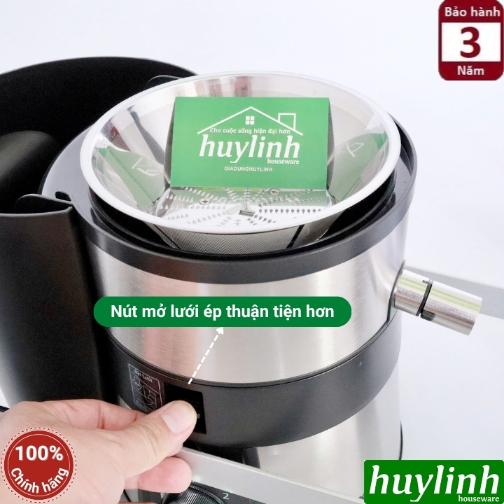 (mới 2025) Máy ép trái cây Nhanh Promix FJ-08 - công suất 800W - Lưới ép 0.3mm siêu mịn 9