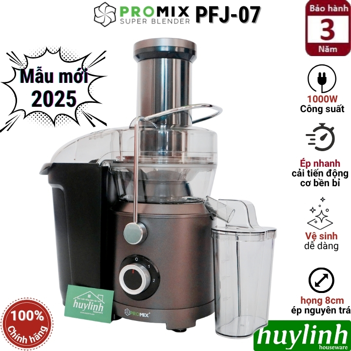 Máy ép trái cây Nhanh Promix PFJ-07 - 1000W - mẫu mới 2025 cải tiến