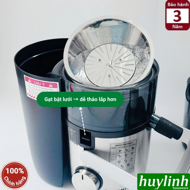 Máy ép nhanh thế hệ mới Promix PFJ-12 - 1200W - Lưới ép trái cây mịn hơn 0.3mm 4