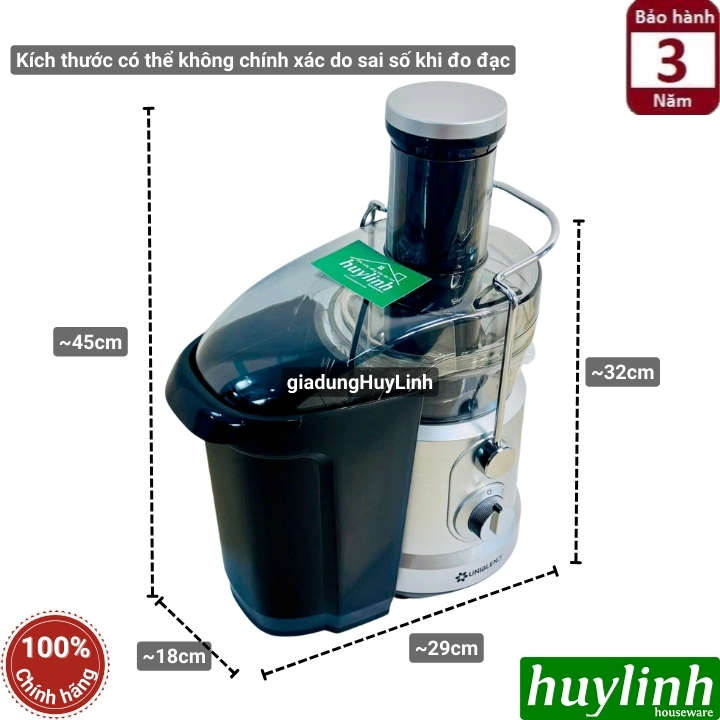 Máy ép trái cây Uniblend SS-01 - Công suất 1000W - Model mới 2023 2