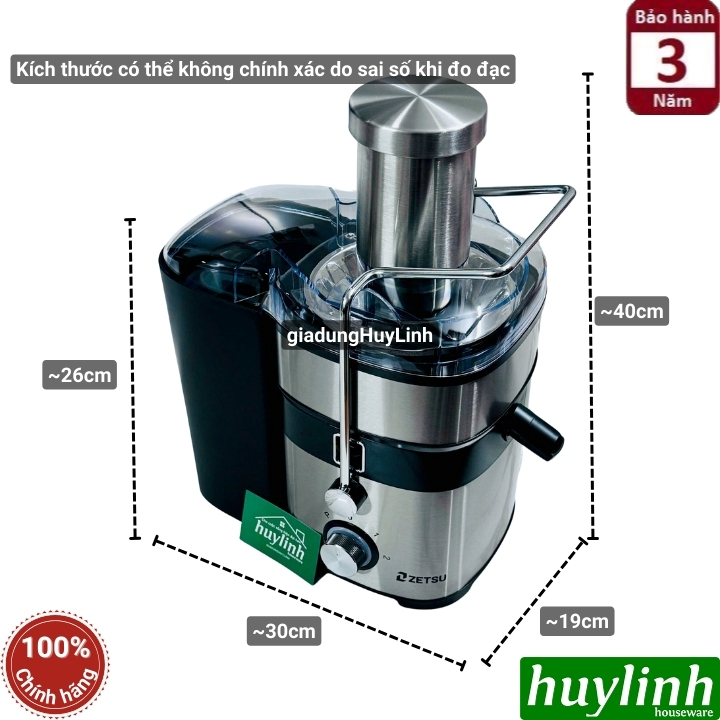 Máy ép trái cây nhanh Zetsu Z-11 - 800W 2