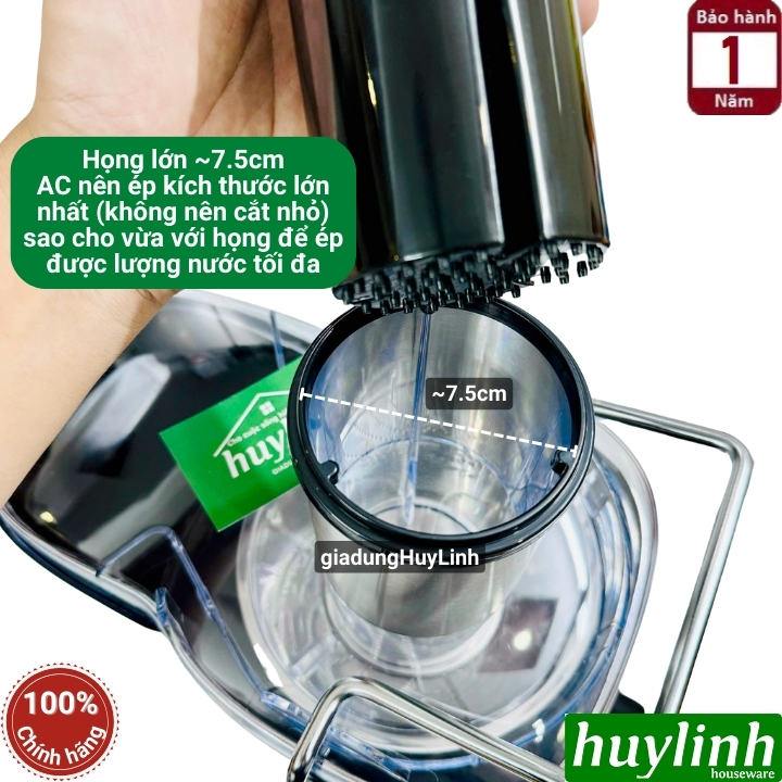 Máy ép trái cây nhanh Zetsu Z-11 - 800W 7