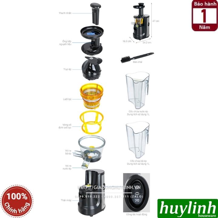 Máy ép trái cây chậm Hafele HS-J32X - 535.43.393 - 150W 2