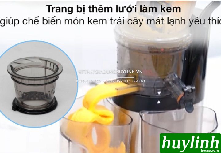 Máy ép chậm Kalite KL-565 - 240W - Tặng cối làm kem 3