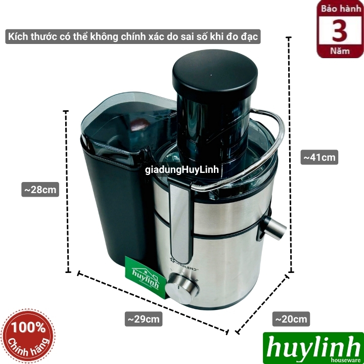 Máy ép trái cây nhanh Uniblend SS-33 - Công suất 1000W - Model mới 2024 2