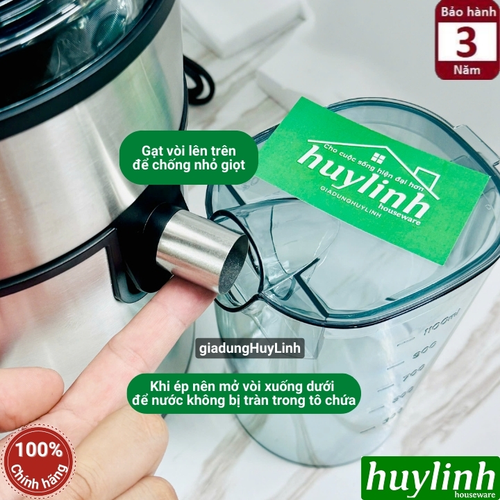 Máy ép trái cây nhanh Uniblend SS-33 - Công suất 1000W - Model mới 2024 7