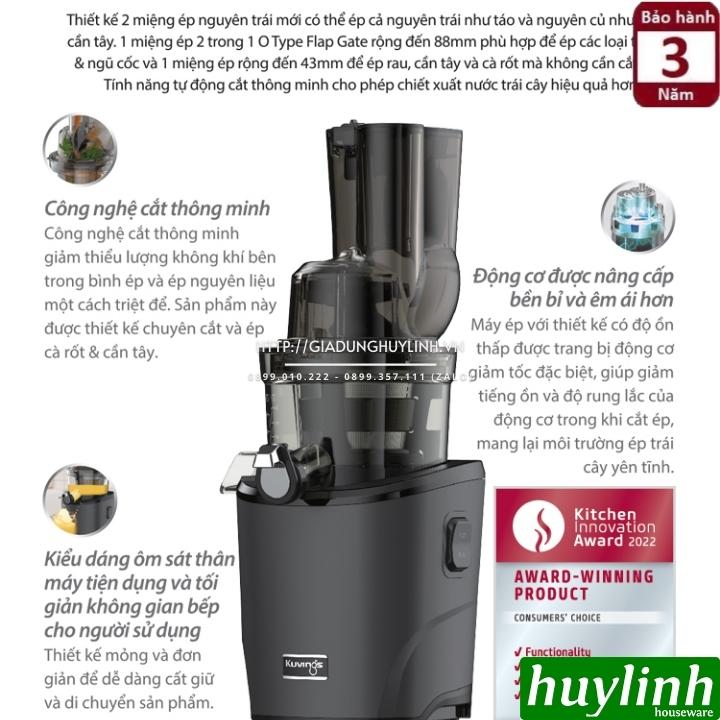 Máy ép trái cây chậm Kuvings KSP-2428CB - chuyên ép cần tây - cà rốt - Made in Hàn Quốc 5