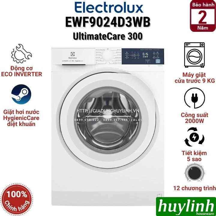 Máy giặt cửa ngang Electrolux EWF9024D3WB - 9kg - Seri UltimateCare 300