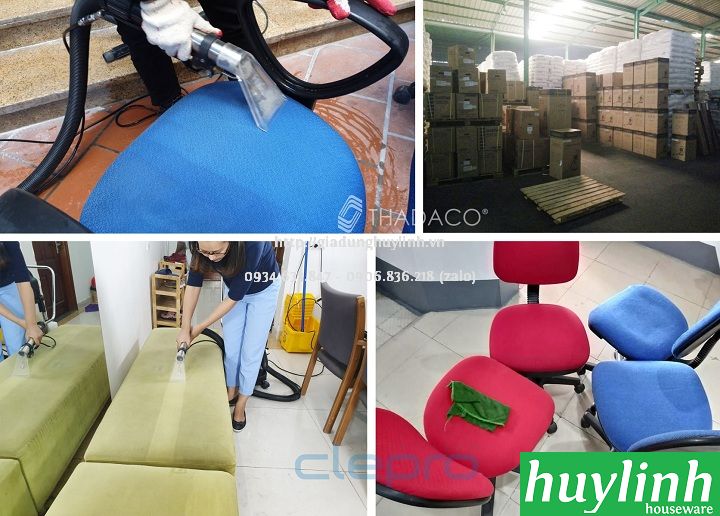 Máy giặt thảm phun hút Clepro C2/60 - 60 lít - 2 motor 4