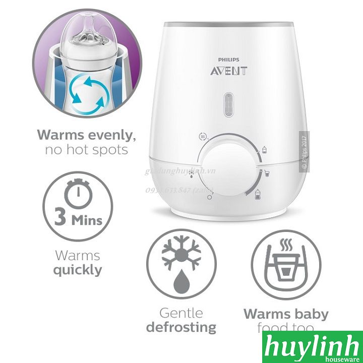 Máy hâm sữa Philips Avent SCF355 5