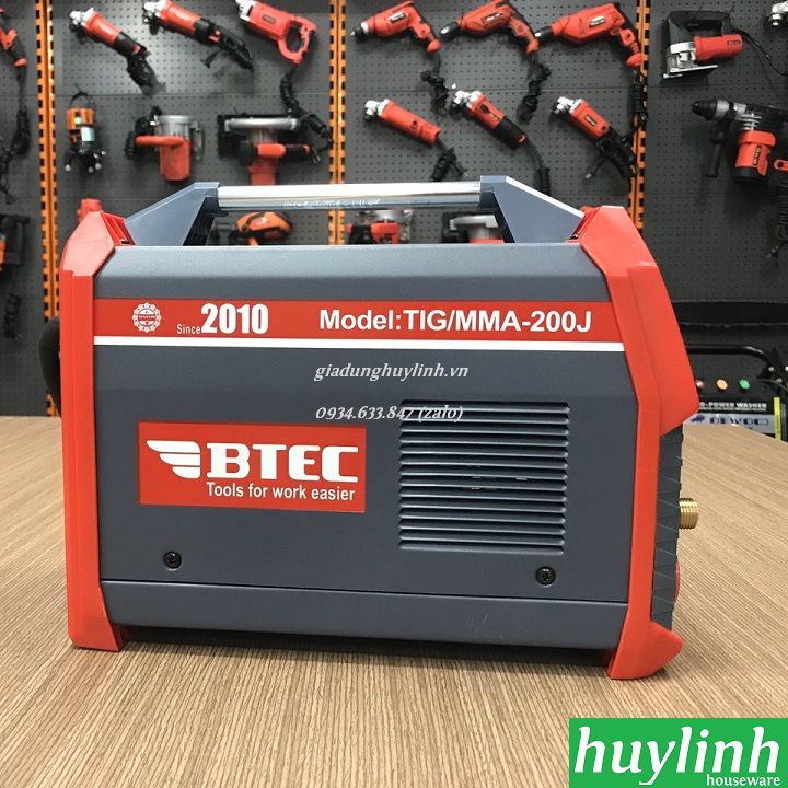 Máy hàn điện tử Btec TIG MMA 200J 5