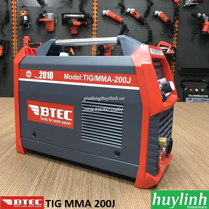 Máy hàn điện tử Btec TIG MMA 200J 