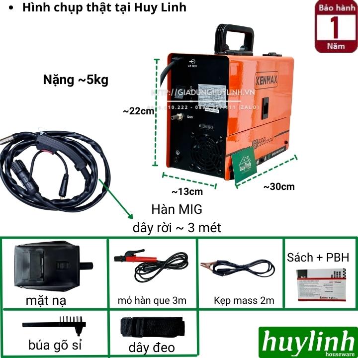 Máy hàn 3 chức năng Kenmax MIG 200 mini NEW - Tặng kèm 1 cuộn dây 1kg - Dây MIG rời 3 mét 2