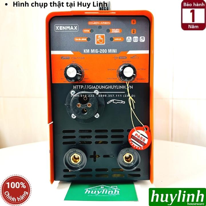 Máy hàn 3 chức năng Kenmax MIG 200 mini NEW - Tặng kèm 1 cuộn dây 1kg - Dây MIG rời 3 mét 4