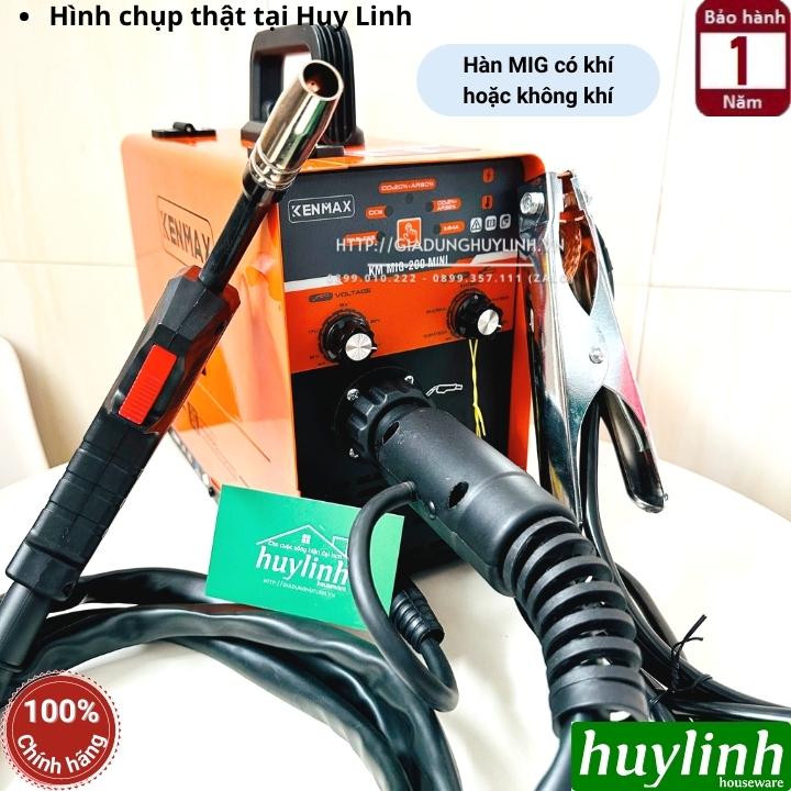 Máy hàn 3 chức năng Kenmax MIG 200 mini NEW - Tặng kèm 1 cuộn dây 1kg - Dây MIG rời 3 mét 6