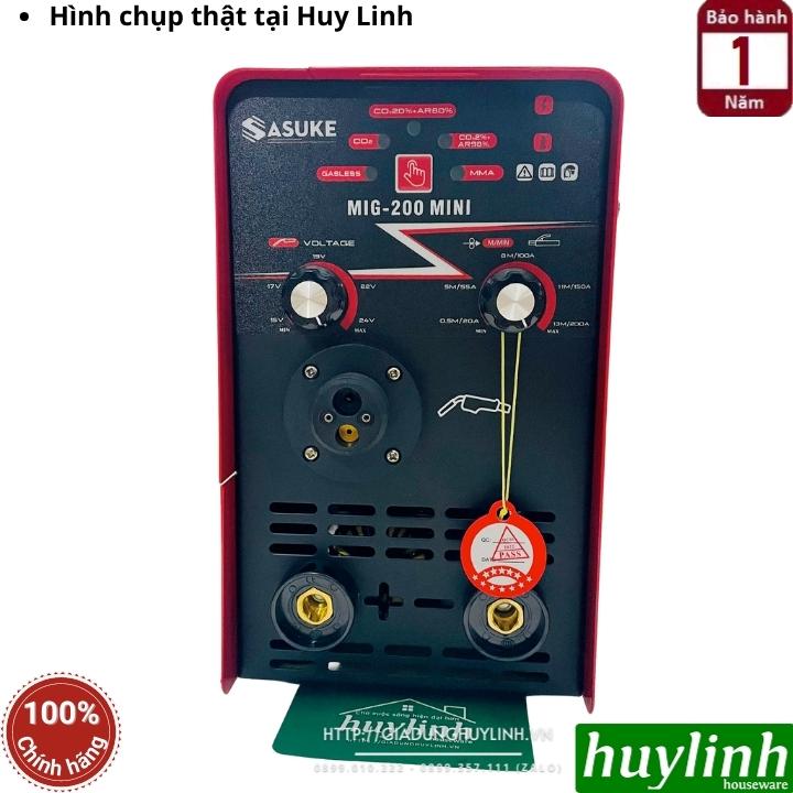 Máy hàn Sasuke MIG 200 mini - 3 chức năng - Tặng kèm 1 cuộn dây 1kg - Dây mig rời 3 mét 6