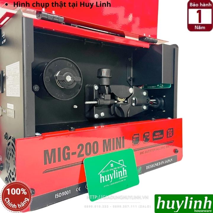 Máy hàn Sasuke MIG 200 mini - 3 chức năng - Tặng kèm 1 cuộn dây 1kg - Dây mig rời 3 mét 7