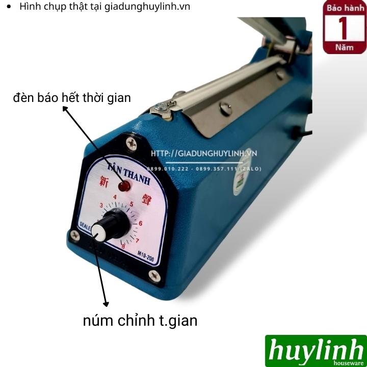 Máy hàn miệng túi dập tay Tân Thanh M10-200mm 3