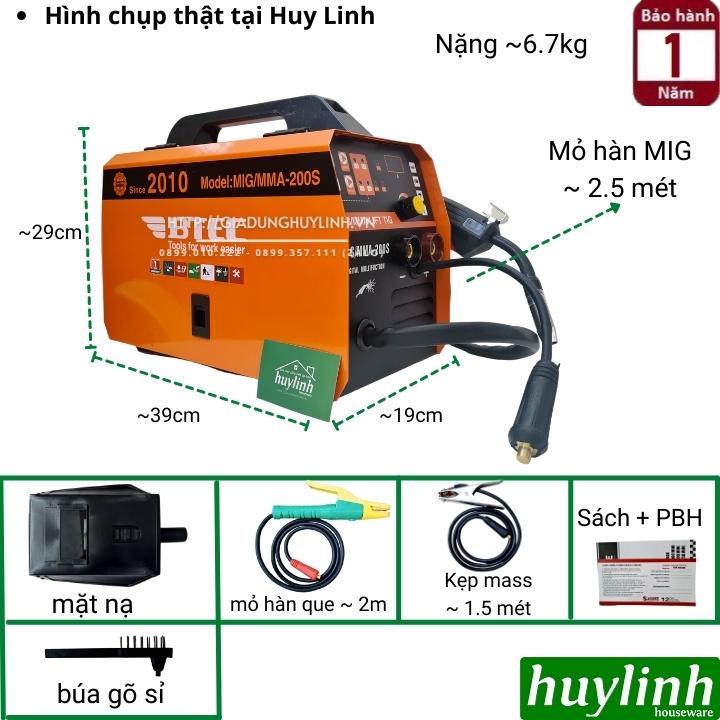 Máy hàn 3 chức năng Btec MIG/MMA-200S - Tặng 1 cuộn dây 1kg 2