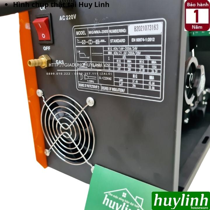 Máy hàn 3 chức năng Btec MIG/MMA-200S - Tặng 1 cuộn dây 1kg 6