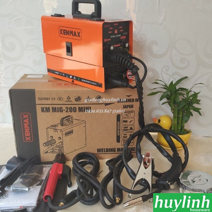 Máy hàn 3 chức năng mini Kenmax Mig 200 mini - tặng 1 cuộn dây hàn 1kg 3