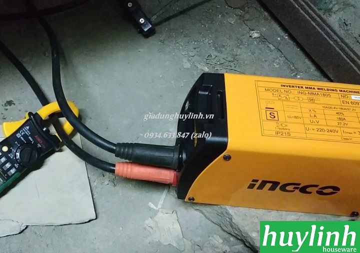 Máy hàn que điện tử mini Ingco MMA1805 - 180A 2