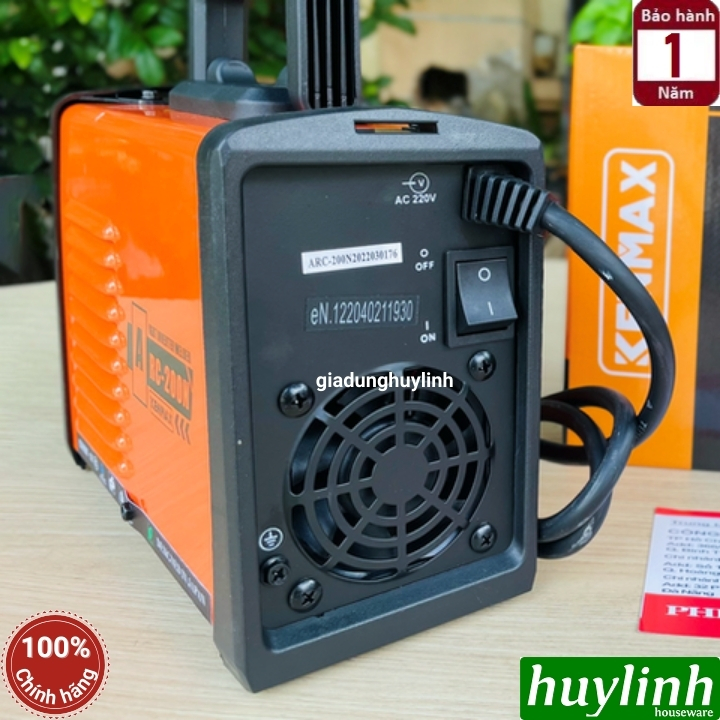 Máy hàn que điện tử mini Kenmax ARC 200N - Có màn hình 4