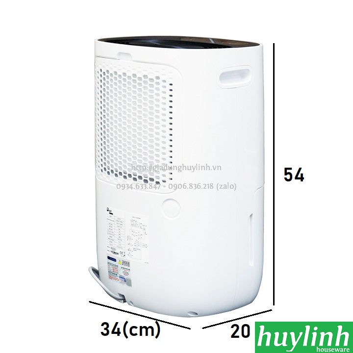 Máy hút ẩm - lọc không khí Fujie HM-920EN - 20 lít 2