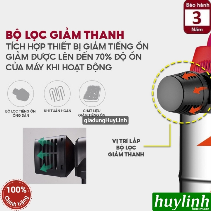Máy hút bụi khô - ướt - thổi bụi FujiHome VC15 - 15 lít - Motor italy lõi đồng 7