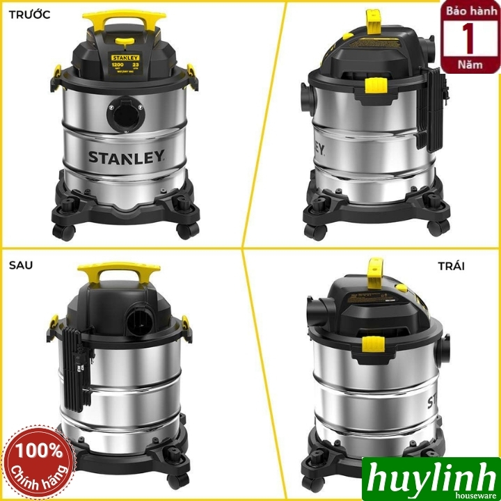 Máy hút bụi 3 chức năng Stanley SL19417-6AB - 23 lít - 1200W - Hút bụi khô ướt và thổi bụi 2