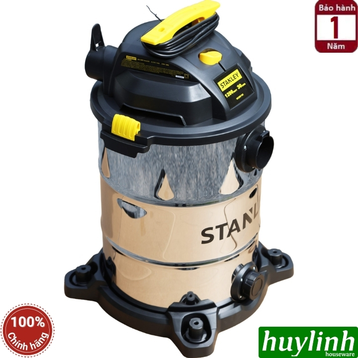 (Mới 2025) Máy hút bụi 3 chức năng Stanley SL19417-8AB - 30 lít - 1200W - Hút bụi khô ướt và thổi bụi 3