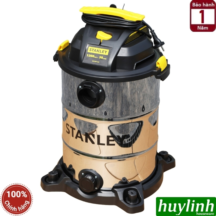 (Mới 2025) Máy hút bụi 3 chức năng Stanley SL19417-8AB - 30 lít - 1200W - Hút bụi khô ướt và thổi bụi 4