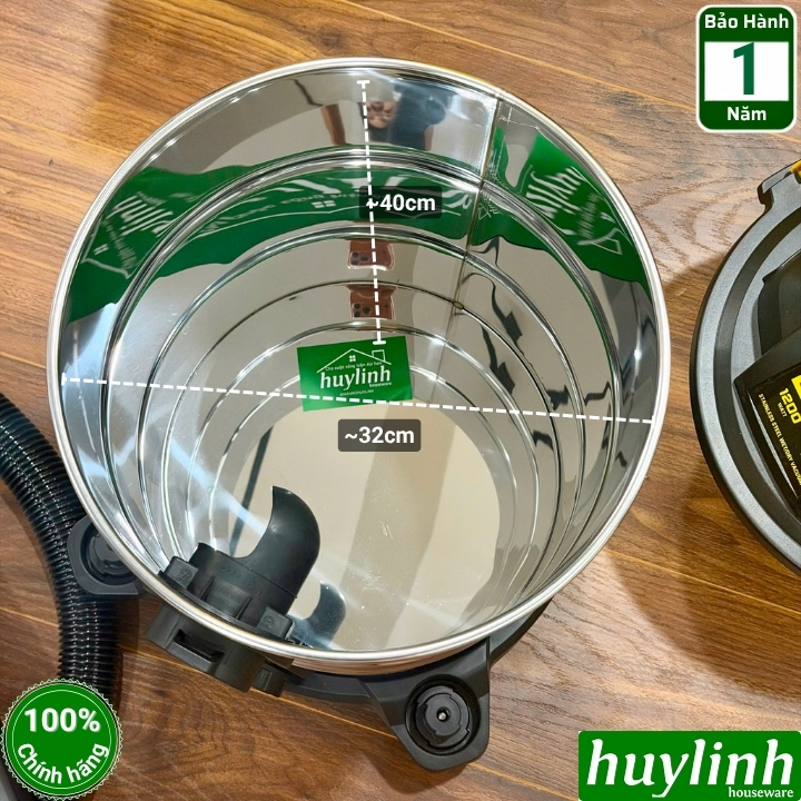 (Mới 2025) Máy hút bụi 3 chức năng Stanley SL19417-8AB - 30 lít - 1200W - Hút bụi khô ướt và thổi bụi 6