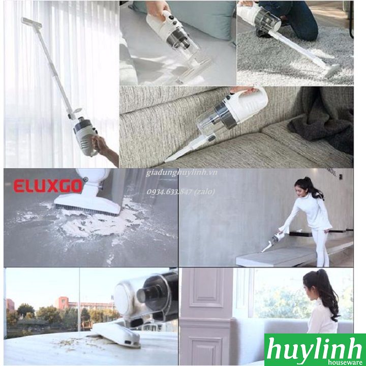 Máy hút bụi Shimono SVC1019L Eluxgo - không dây dùng pin 4