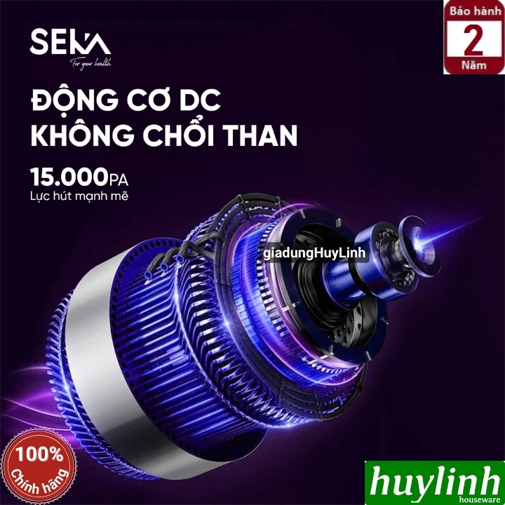 Máy hút bụi cầm tay có dây Seka SK-09 Plus - 2000W - 15000pa 4