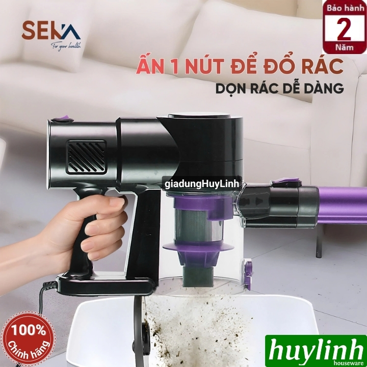 Máy hút bụi cầm tay có dây Seka SK-09 Plus - 2000W - 15000pa 6
